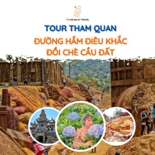 Tour Đường hầm đất điêu khắc – Check in đồi chè Cầu Đất